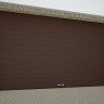 Ворота секционные серии RSD01SС, ширина 3350 мм, высота 2115 мм, коричневые RAL 8017, фактура доска
